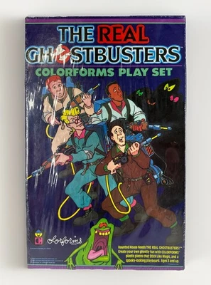 Juego The Real Ghostbusters Colorforms 1986 de colección sellado nuevo {RR} Foto 1 de 4