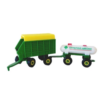 2 x ERTL John Deere фермы вагоны/прицепы на запчасти | изящный - Изображение 1 из 4
