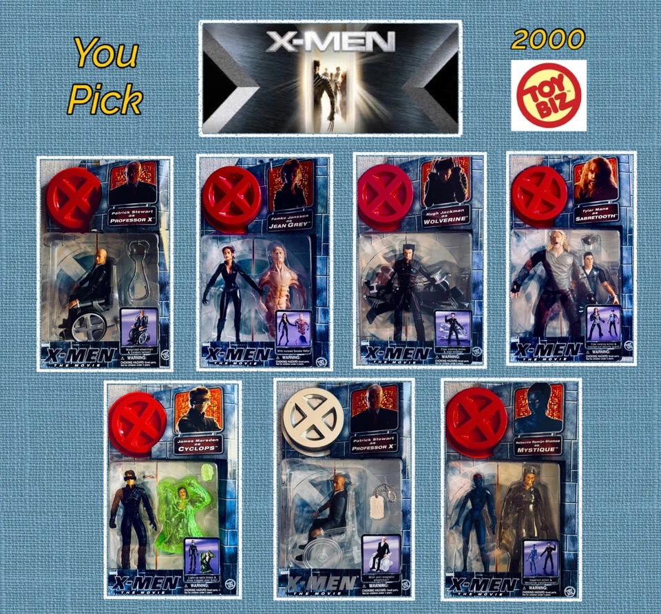 You Pick X-Men: The Movie Action Figures (2000 ToyBiz) - New - Image 1 of 1