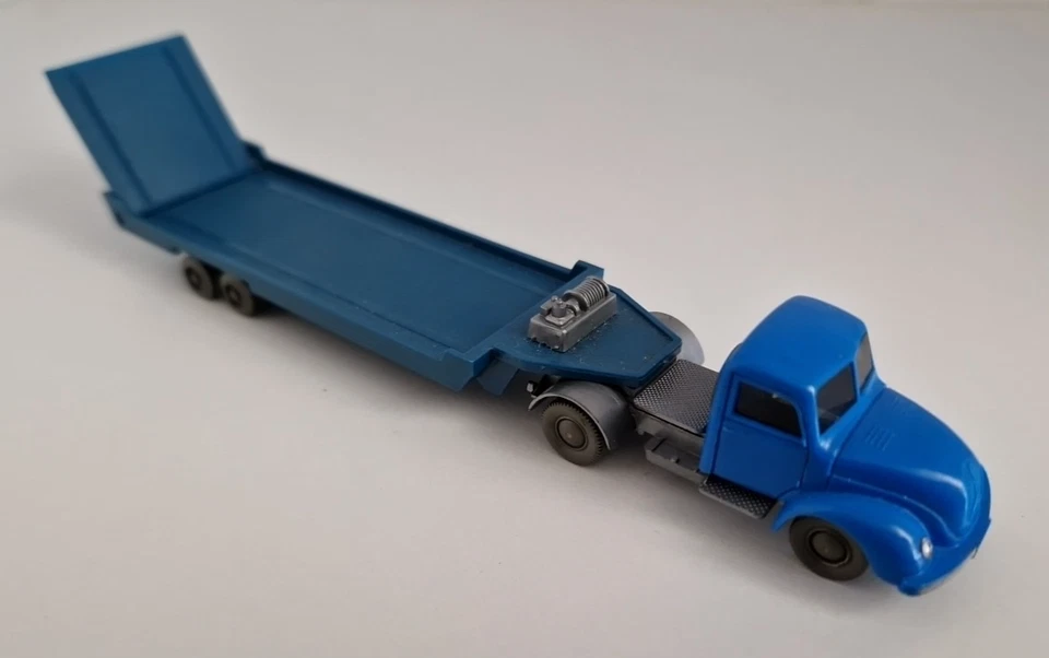 Wiking 1:87 Alter Magirus S 3500 H0 Tieflader 490/5 - Bild 1 von 4