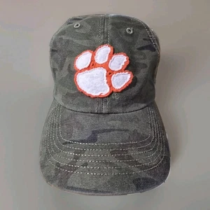 Clemson Tigers Hat Cap Strap Back Digital Camo OSFA NCAA Football OHT Paw Orange - Picture 1 of 5