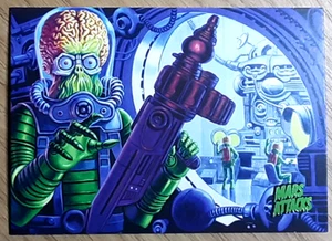 2013 Mars Attacks! Invasion Card 50 SOLDIERS OF SCIENCE. - Picture 1 of 3