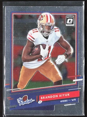 2020 Donruss Optic Brandon Aiyuk The Rookies #TR-BA San Francisco 49ers FOOTBALL - Image 1 of 2