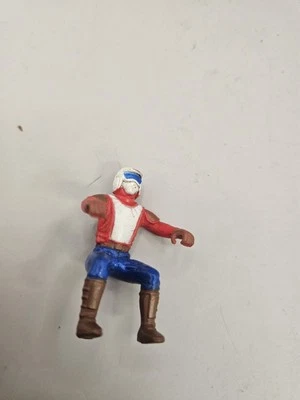 Vintage 1985 Tootsietoy Motocross Hill-Hopper Motorcycle Dirt Bike Man Rider - Image 1 of 2