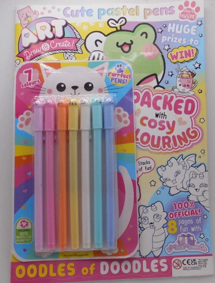 Art Draw & Create magazine #155 2025 Autumn Vibes + Pastel Pens - Image 1 of 1