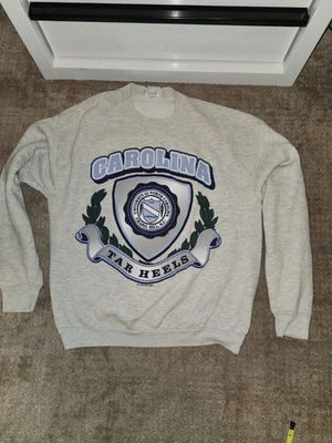 Vintage Carolina Tar Heels Crewneck Size Large Made In USA 🇺🇸 - Image 1 of 4