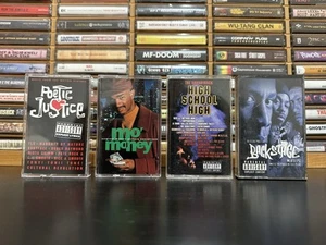 90s Hip Hop Motion Picture Soundtrack Cassette Lot X4 | Poetic Justice Backstage - Picture 1 of 10