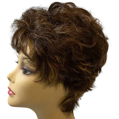 Vivica A Fox Human Hair Pixie Wig H205V Pure Stretch Cap FS4/27 NWT - A859 - Image 1 of 4
