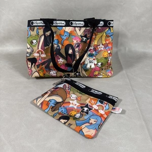 Tokidoki X LeSportsac Flower Spring Medium Handbag Comes W Pouch And Keychain - Picture 1 of 11