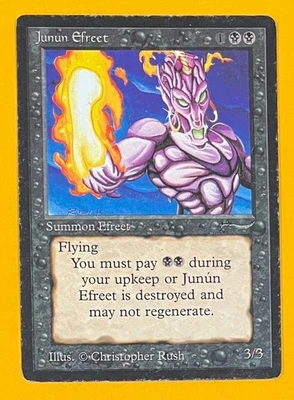 MTG JUNUN EFREET Arabian Nights (OldManMTG 012-632) - Image 1 of 3