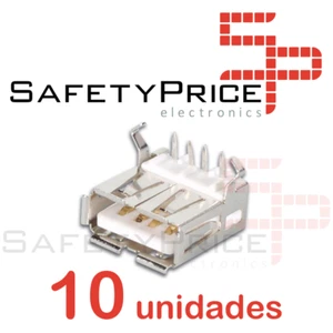 10x Conector Usb Hembra Tipo A 90º Grados Para Pcb REF0048 - Bild 1 von 1