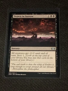 Magic the Gathering Double Masters Drown in Sorrow - Picture 1 of 2