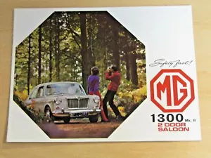 MG 1300 Mk II 1969 2 Türer Limousine Verkaufsprospekt Technische Daten Mark 2 - Bild 1 von 5
