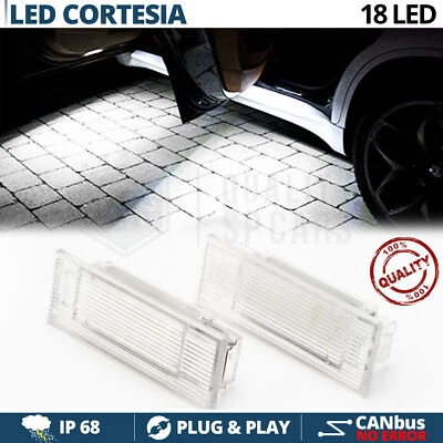 2 Luci di CORTESIA LED Per BMW SERIE 1 F20 F21 Luci Sottoporta Bianche CANbus - Immagine 1 di 4