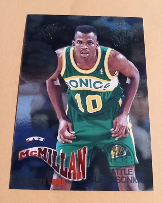 1994-95 Topps Stadium Club Super Skills Nate McMillan Insert #10 - Supersonics - Image 1 of 2