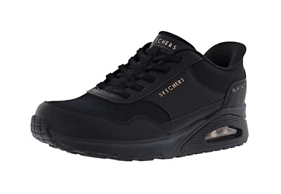 ZAPATILLAS SKECHERS MUJER SIN CORDONES: UNO - BANKIA 177117/BBK ANCHO MEDIO Foto 1 de 4