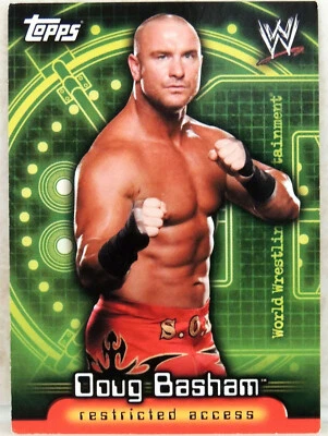 WWE DOUG BASHAM TOPPS INSIDER CARD 48 2006 WRESTLING WWF ECW - Image 1 of 2