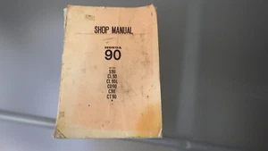 Vtg OEM 1971 HONDA 90 Motorcycle SHOP Manual 1st Edition Japan S90/CL90/C90/CT90 - Picture 1 of 15