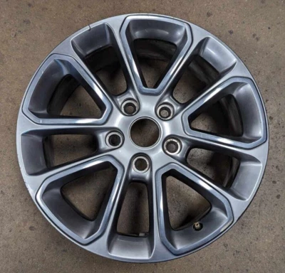 Factory original Jeep Grand Cherokee Wheel 18 in GRAY Machined OEM WBL 9136 #1 - Imagem 1 de 4