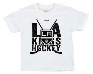 Reebok NHL Youth Los Angeles Kings "Cross Sticks" Short Sleeve Graphic Tee - Picture 1 of 4