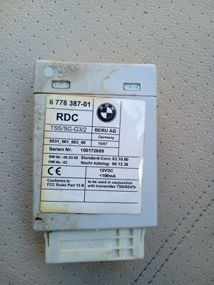 👍Módulo sensor de presión de neumáticos TPMS serie 5 BMW 335i X5 2004-2010 6778387-01 OEM Foto 1 de 2