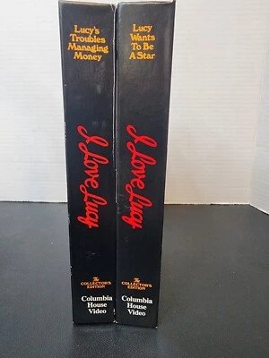 Set of 2  I Love Lucy  The Collectors Edition  Vintage VHS Tapes Troubles Star  - Image 1 of 4