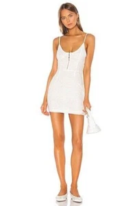 Revolve Superdown Oaklee Corset Dress Womens XS White Lace Coquette Milkmaid - Picture 1 of 12