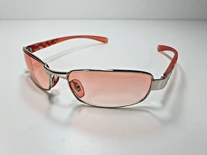 Sonnenbrille Damen Pink Kunststoff Unbekannte Marke Flammeninlay NUR Fassung - Bild 1 von 9