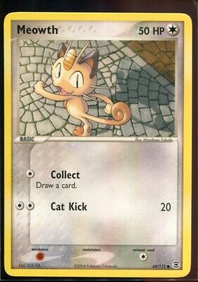 Meowth- ex FireRed & LeafGreen 69/112 2004 NM Pokemon
