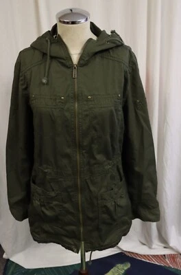Kenneth Cole Reaction Jacket Medium Long Sleeves Hoodie Green Jacket (6)  - Imagem 1 de 4