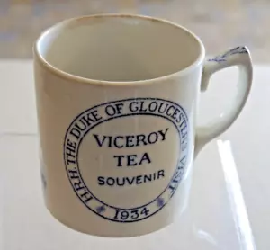 1934 AUSTRALIAN VICEROY TEA ADVERTISING DUKE OF GLOUCESTER AUSTRALIA VISIT #14 - Bild 1 von 4