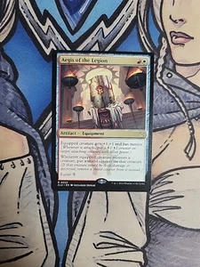 1x Aegis of the Legion - NM/M CLU MTG Magic the Gathering - Picture 1 of 1