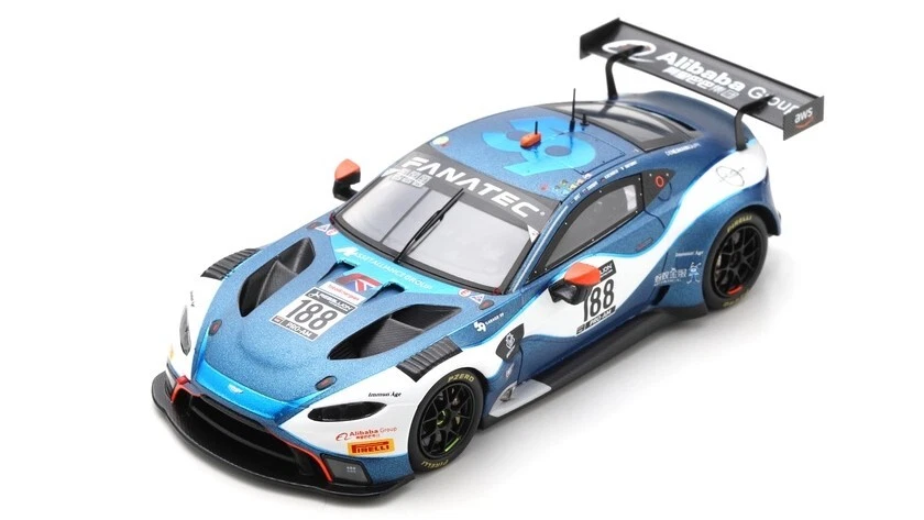 Modellino auto Spark Model ASTON MARTIN VANTAGE GT3 24H SPA 2021 1:43 WEST-EA... - Immagine 1 di 1