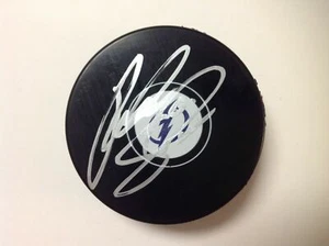 Anton Stralman Signed Tampa Bay Lightning Hockey Puck (Beckett COA) - Picture 1 of 5