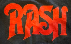 VTG 'Rash' T Shirt Y2K Adult Black XL Extra Large Band Graphic Tee 100% Cotton - Picture 1 of 3