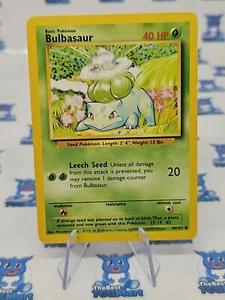 Pokémon Bulbasaur Base Set 44/102 MP - Picture 1 of 4