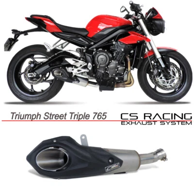 2017-22 Triumph Street Triple 765 R / RS / S - CS Racing Slip-On Exhaust - Изображение 1 из 4