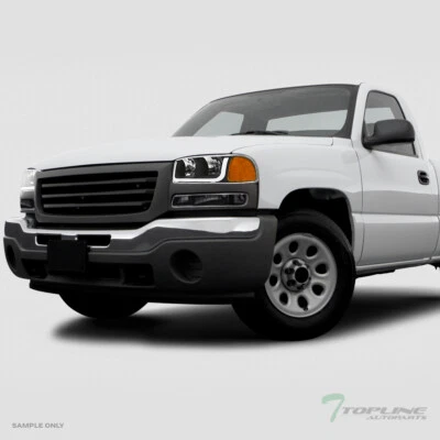 TLAPS For 99-06 Sierra Switchback Sequential LED Blk Headlights Am+Bumper Lamps - Image 1 of 4