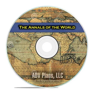 Annals of the World, by James Ussher, Biblical History of The World on CD F35 - Imagen 1 de 1
