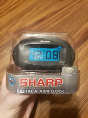 Sharp Ascending Digital Alarm Clock with back light NEW IN PACKAGE - Image 1 of 4