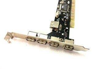 Carte-PCI-4-USB 2.0 -ext-1xUSB-int- pc - Photo 1/3