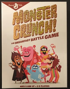 General Mills MONSTER CRUNCH The Breakfast Battle Card Board Game NEW SEALED - Picture 1 of 6
