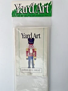 New Vintage 1992 Yard Art NUTCRACKER Wood Christmas Pattern #152 Size 47” - Picture 1 of 4
