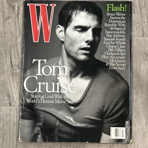 W Magazin Juli 2002 Tom Cruise, Bruce Weber, Bill Hillary Chelsea Clinton selten - Bild 1 von 23