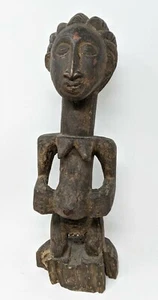 Antigua escultura de Kemba, figura de fertilidad tallada Congo, África  - Imagen 1 de 9