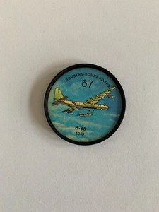 1962 Jell-O History of Aviation Coins #67 B-36 1946, VINTAGE! (inv.1)