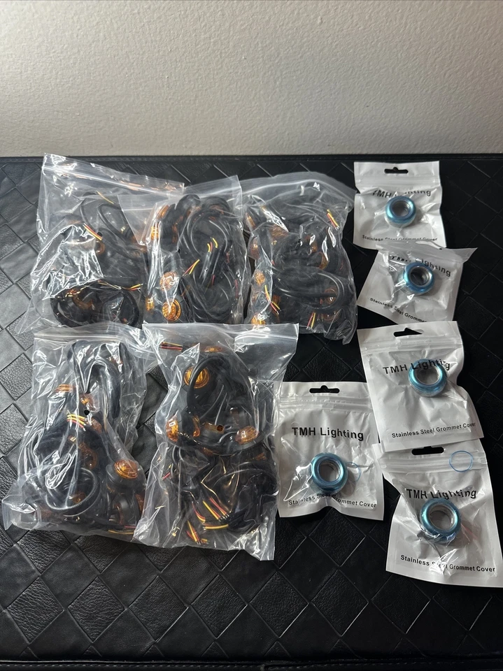 TMH 3/4-Inch Mount Amber LED Trailer Marker Lights, Pack of 50 NEW! - Image 1 of 4