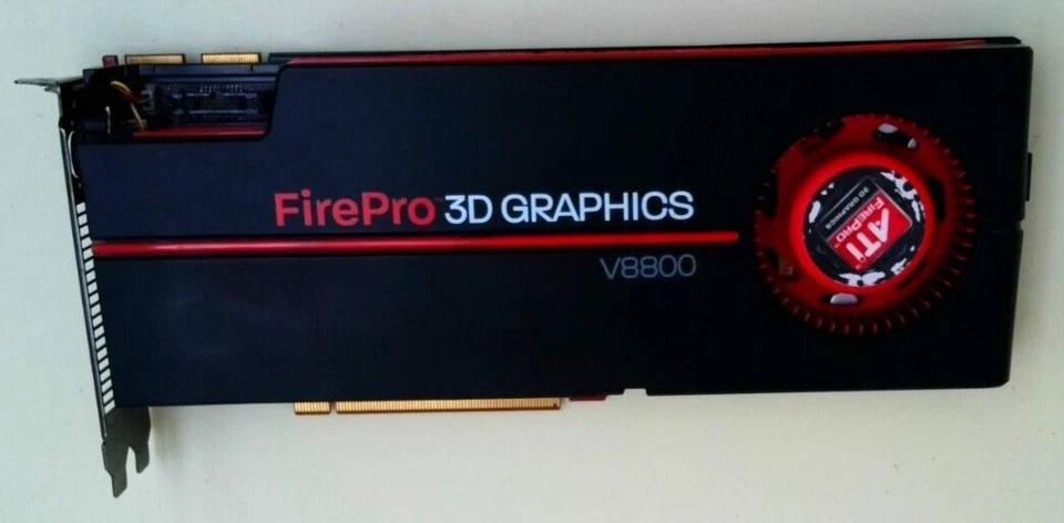 ATI FirePro 3D V8800 2GB GDDR5 GPU VIDEO GRAPHICS CARD - Image 1 of 4