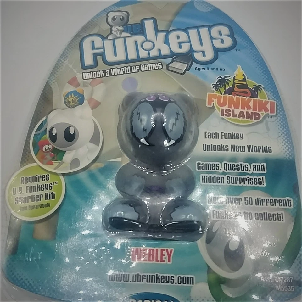 UB Funkeys Gray Webley Radica Funkiki Island World of Games Computer Game
