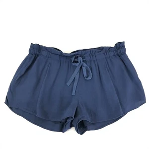 Aritzia Wilfred Montrouge pantaloncino crepe donna piccolo blu estivo notte casual - Foto 1 di 10